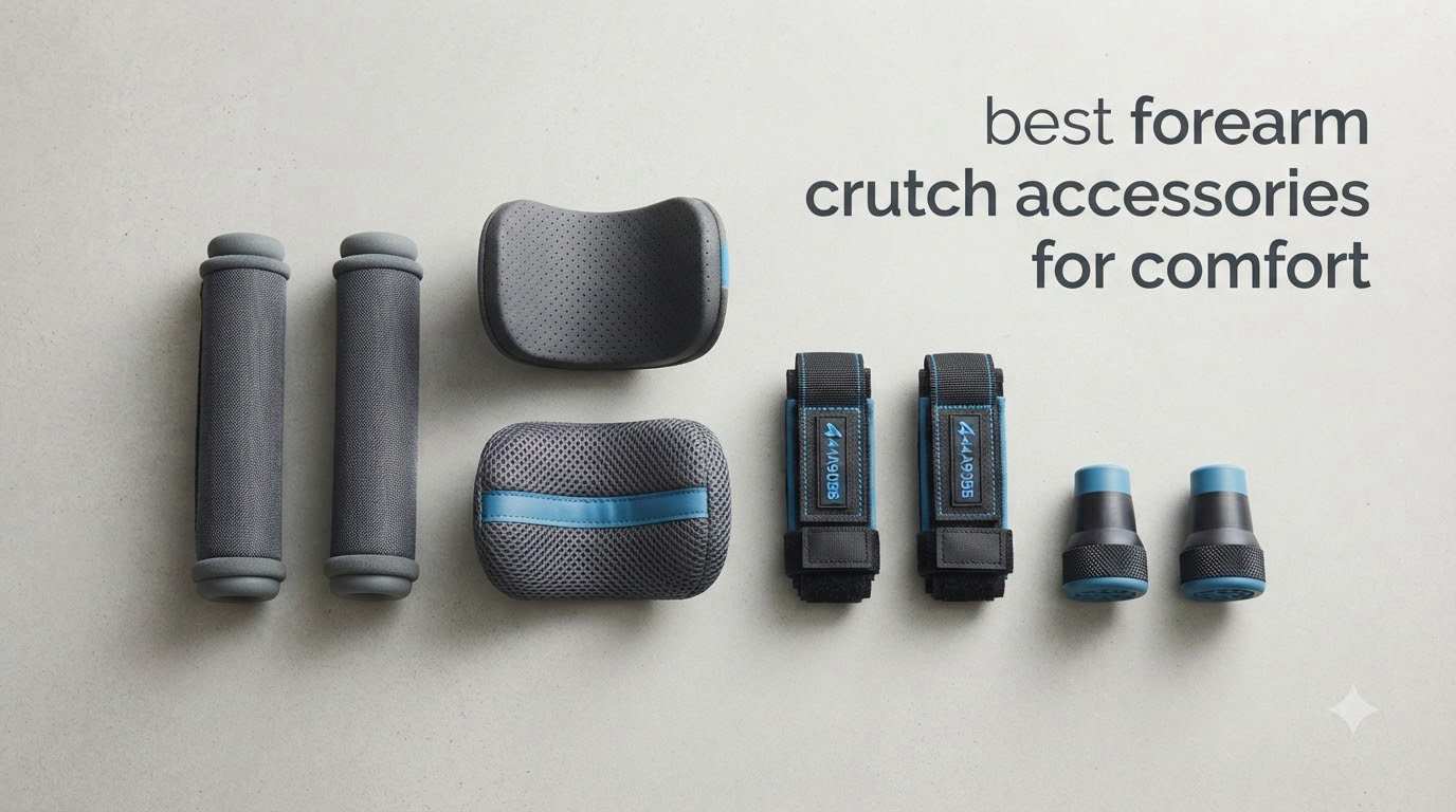 best forearm crutch accessories for comfort