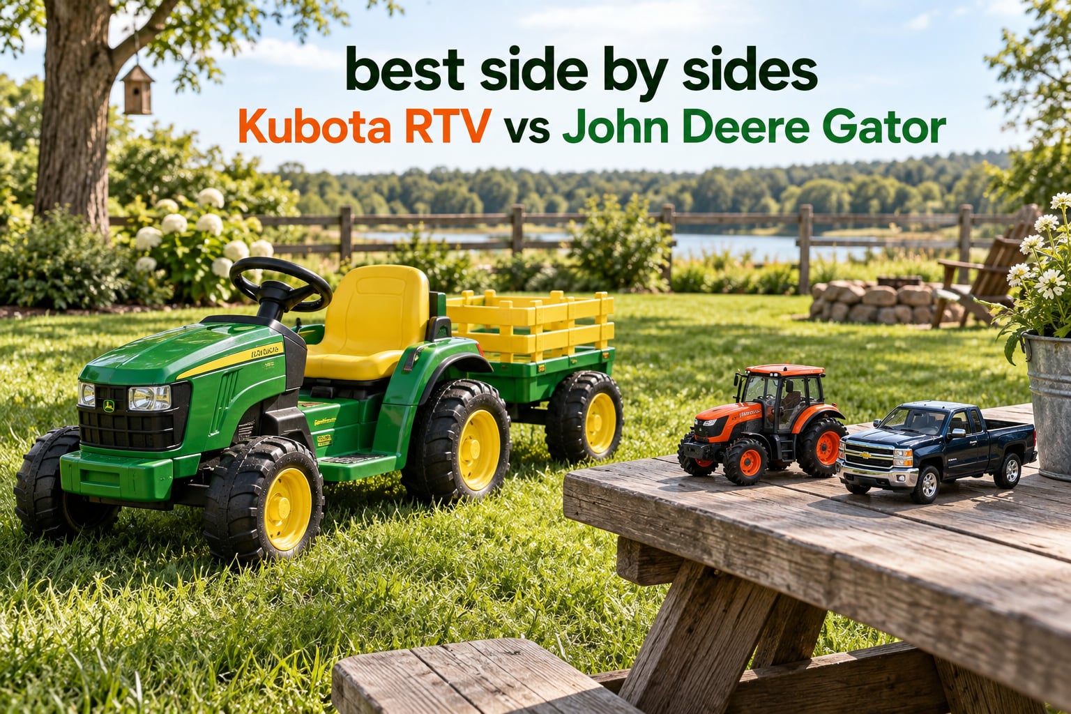 best side by sides Kubota RTV vs John Deere Gator
