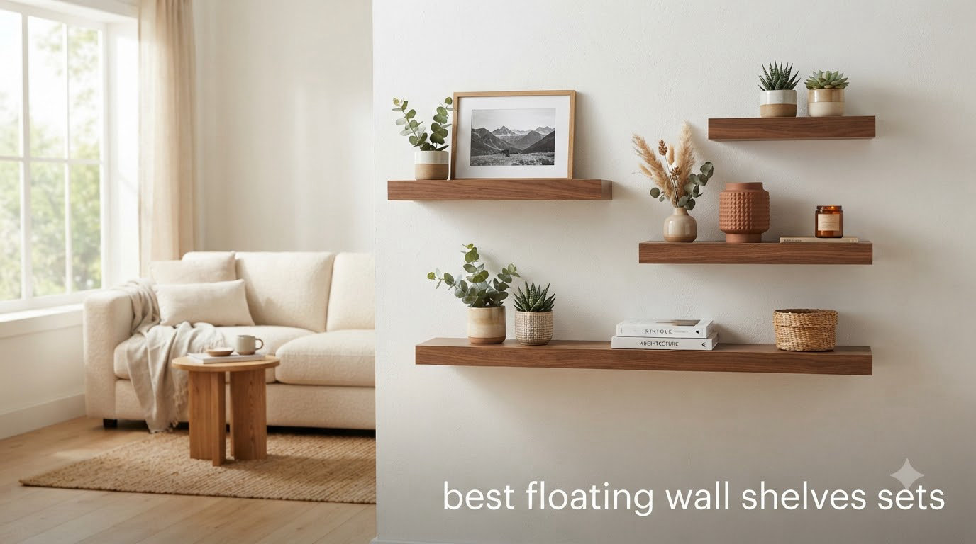 best floating wall shelves sets