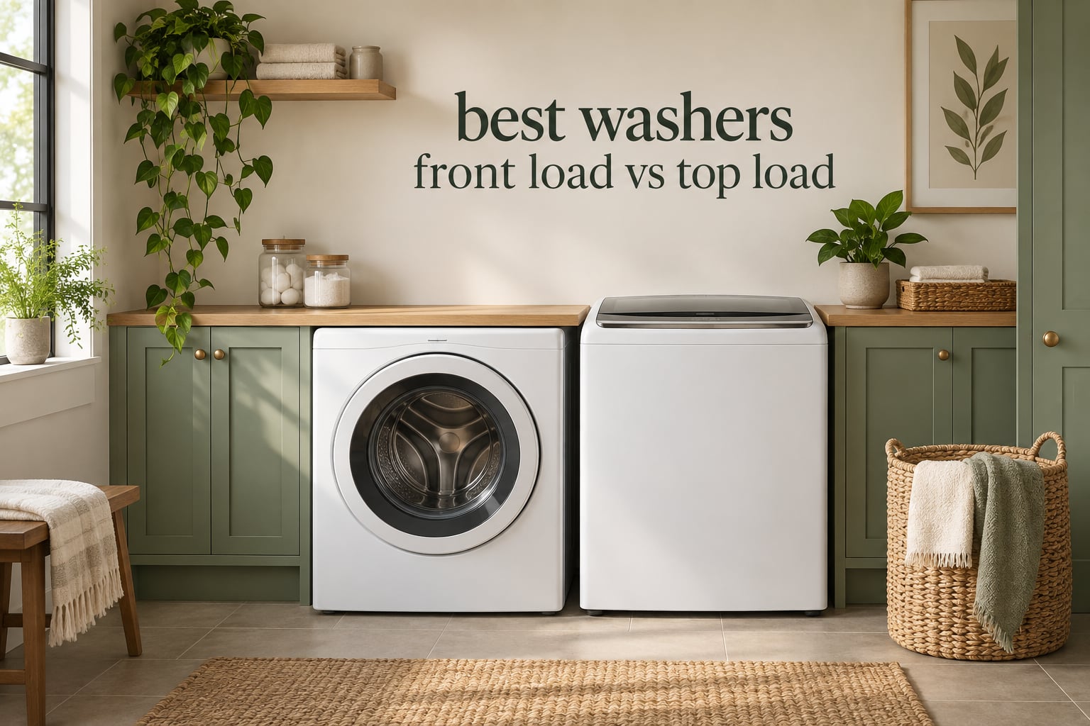 best washers front load vs top load