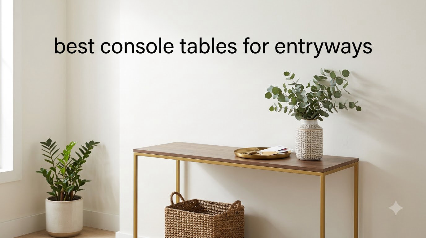 best console tables for entryways
