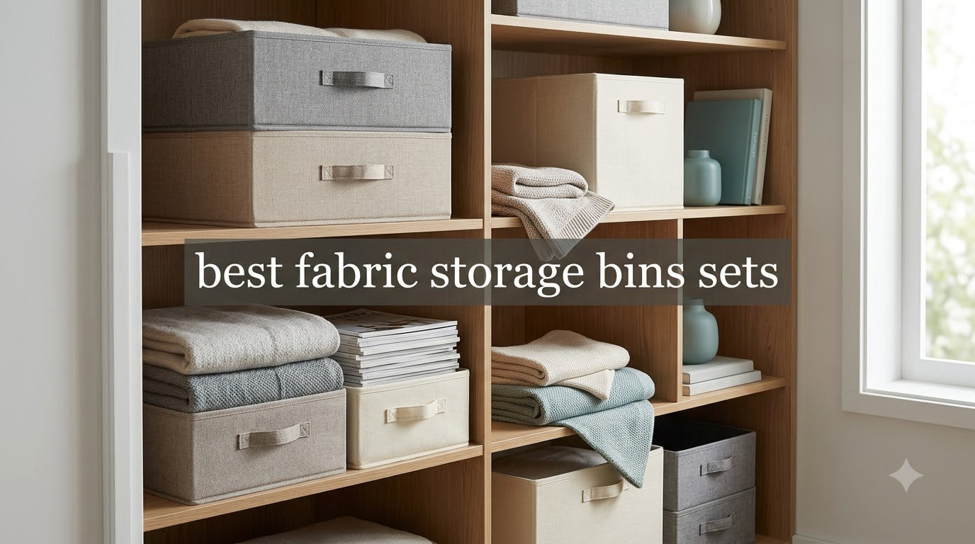 best fabric storage bins sets