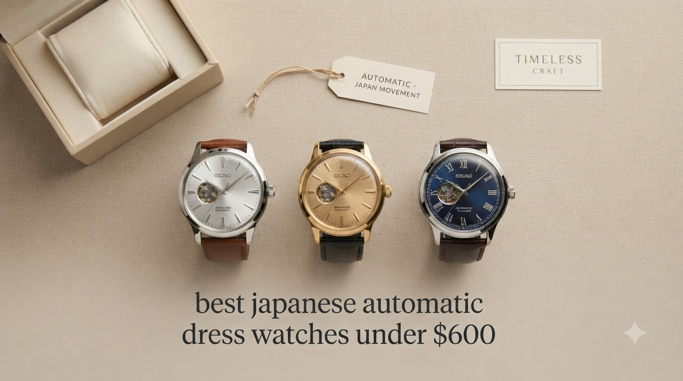 best japanese automatic dress watches under $600