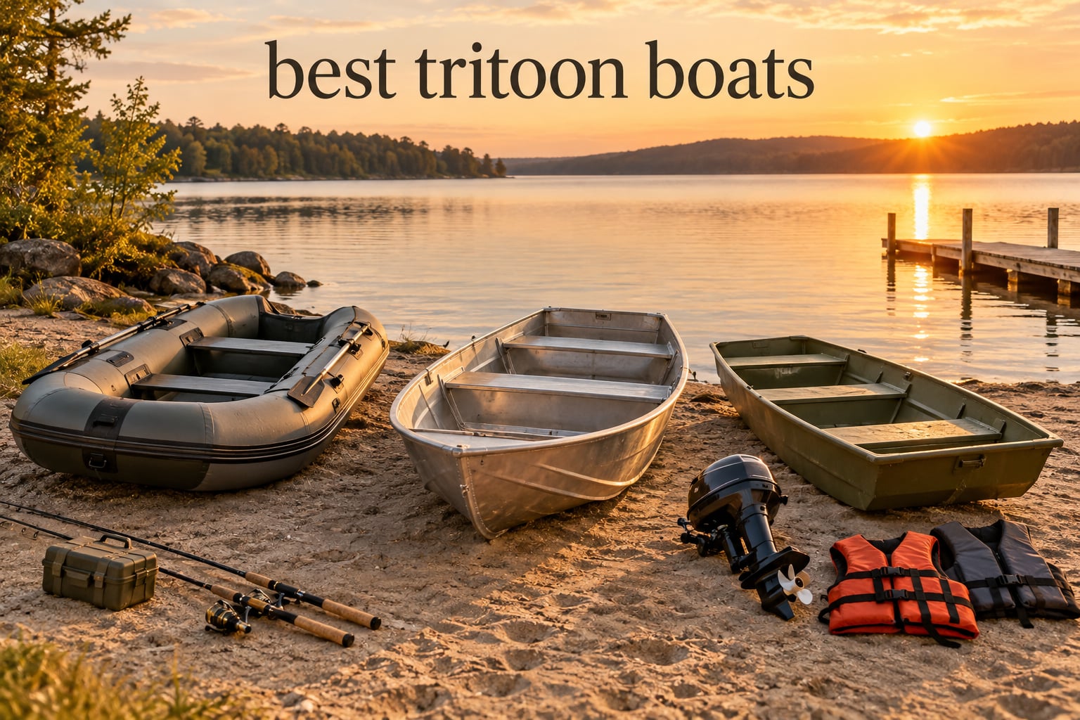 best tritoon boats