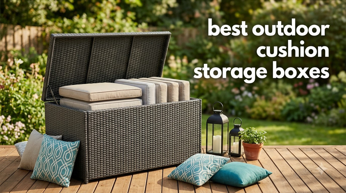 best outdoor cushion storage boxes