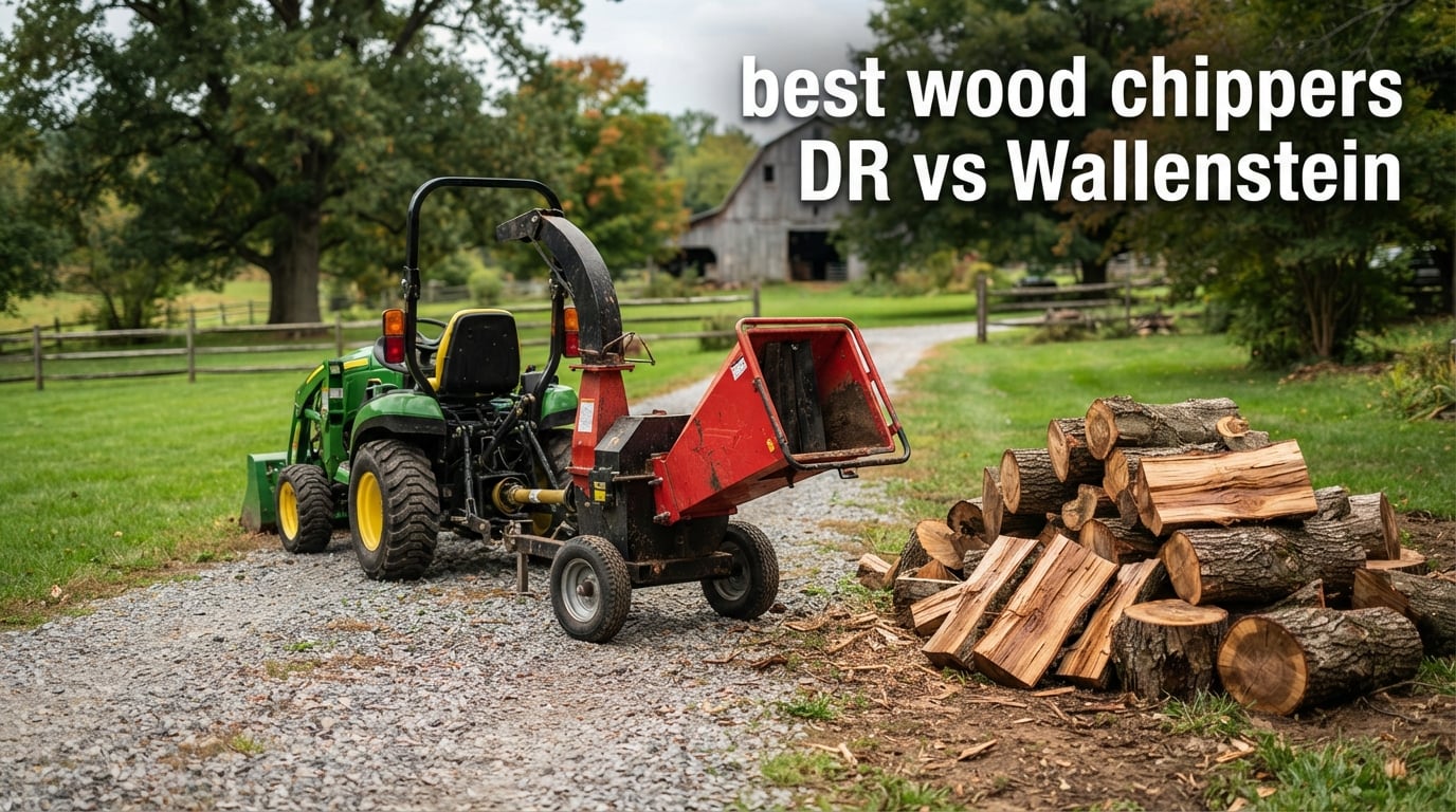 best wood chippers DR vs Wallenstein