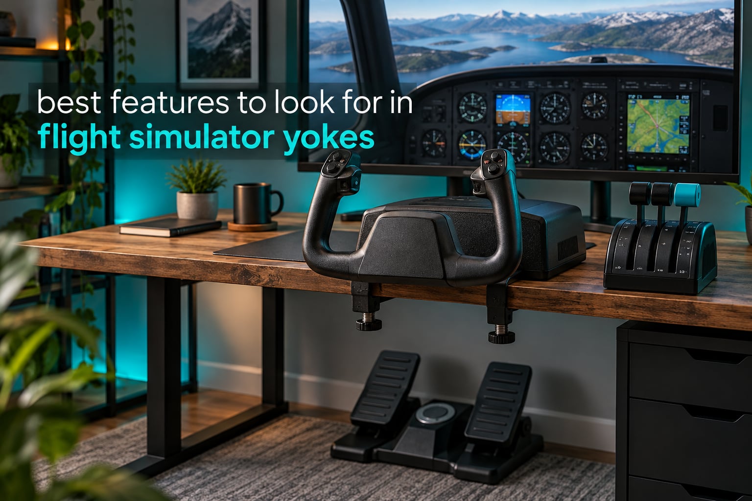 best features to look for in flight simulator yokes