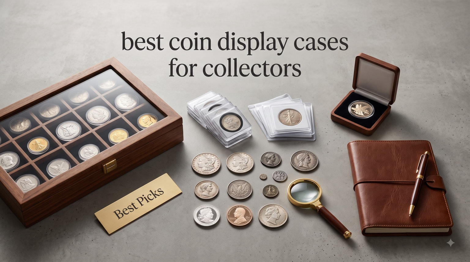 best coin display cases for collectors