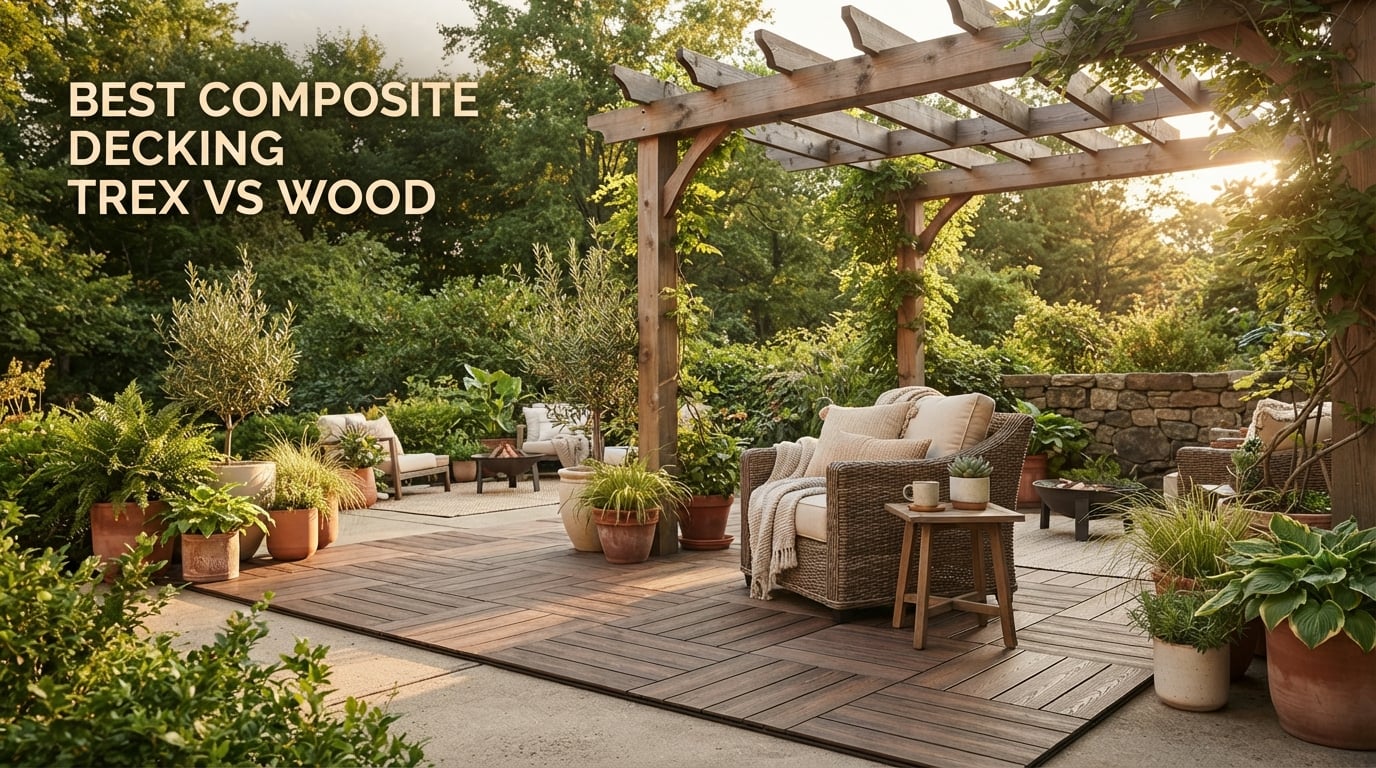 best composite decking Trex vs wood