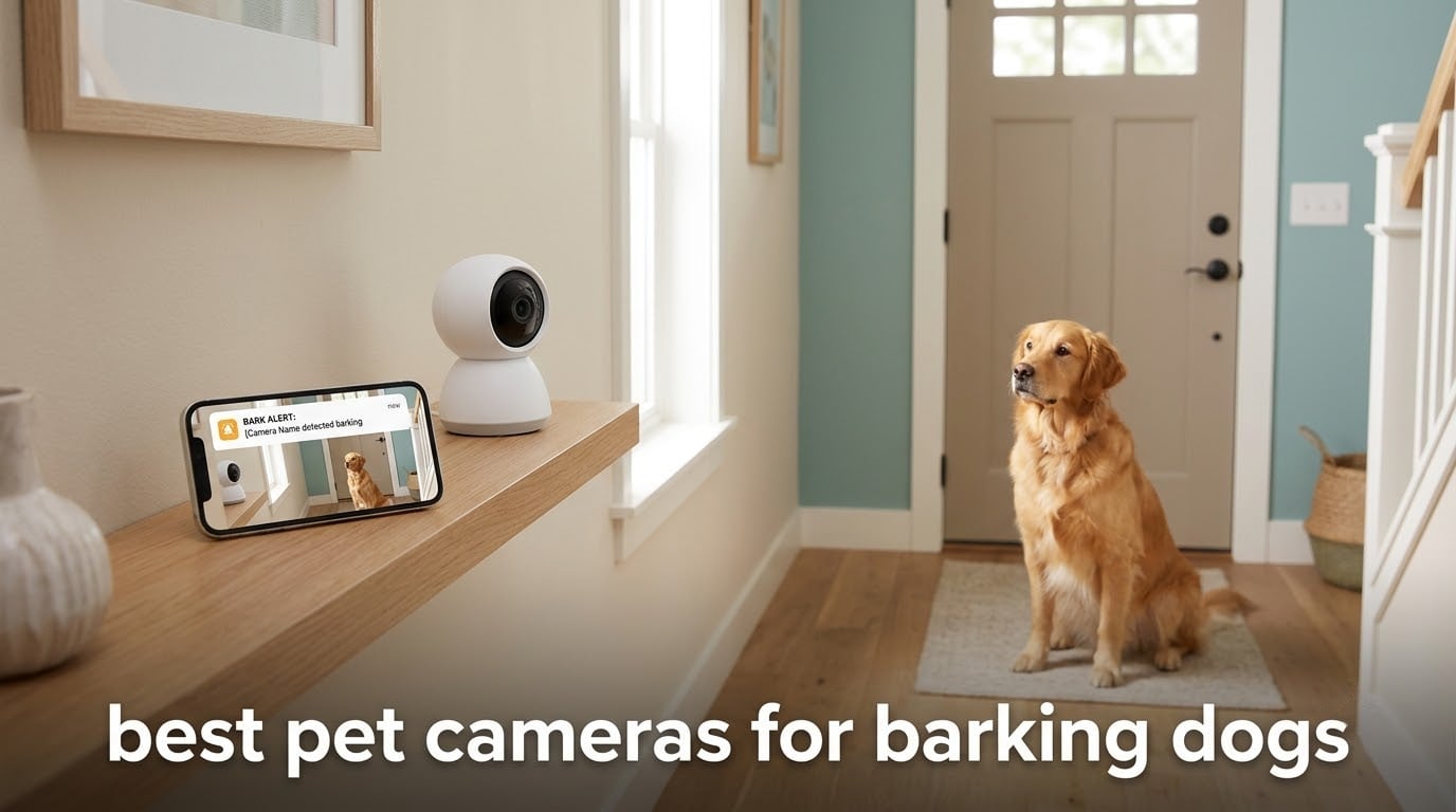 best pet cameras for barking dogs