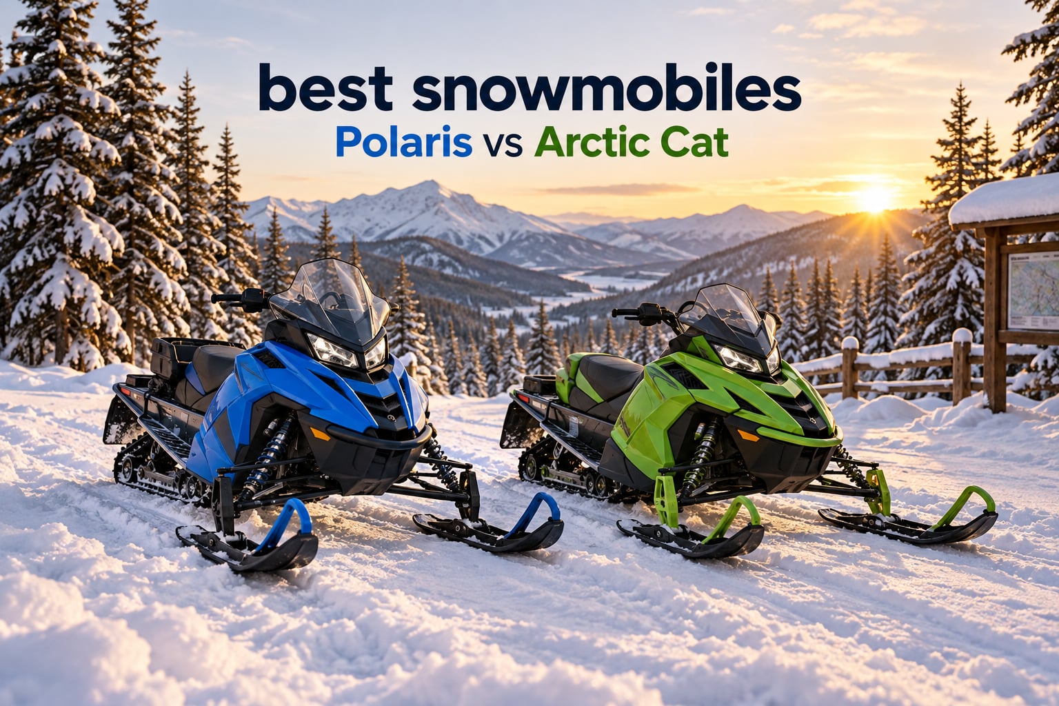 best snowmobiles Polaris vs Arctic Cat