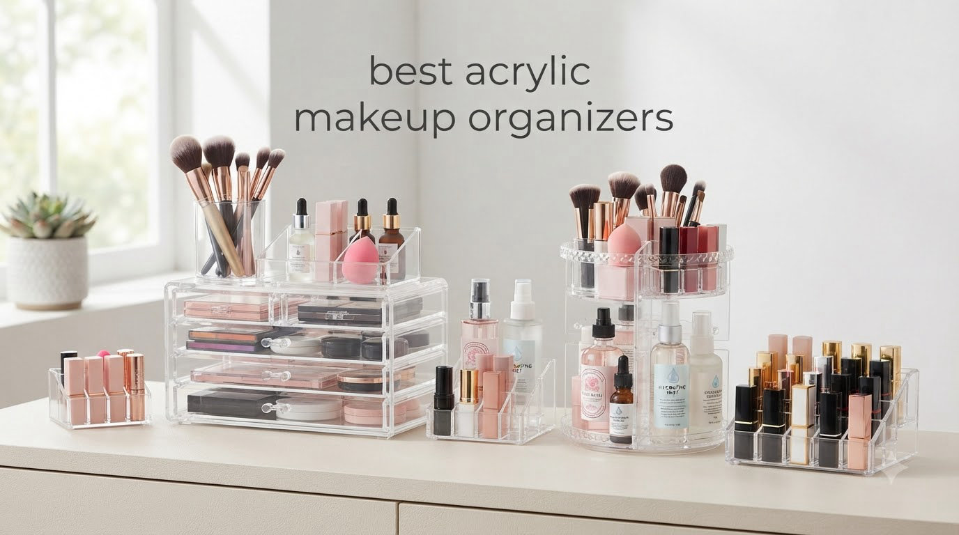 best acrylic makeup organizers