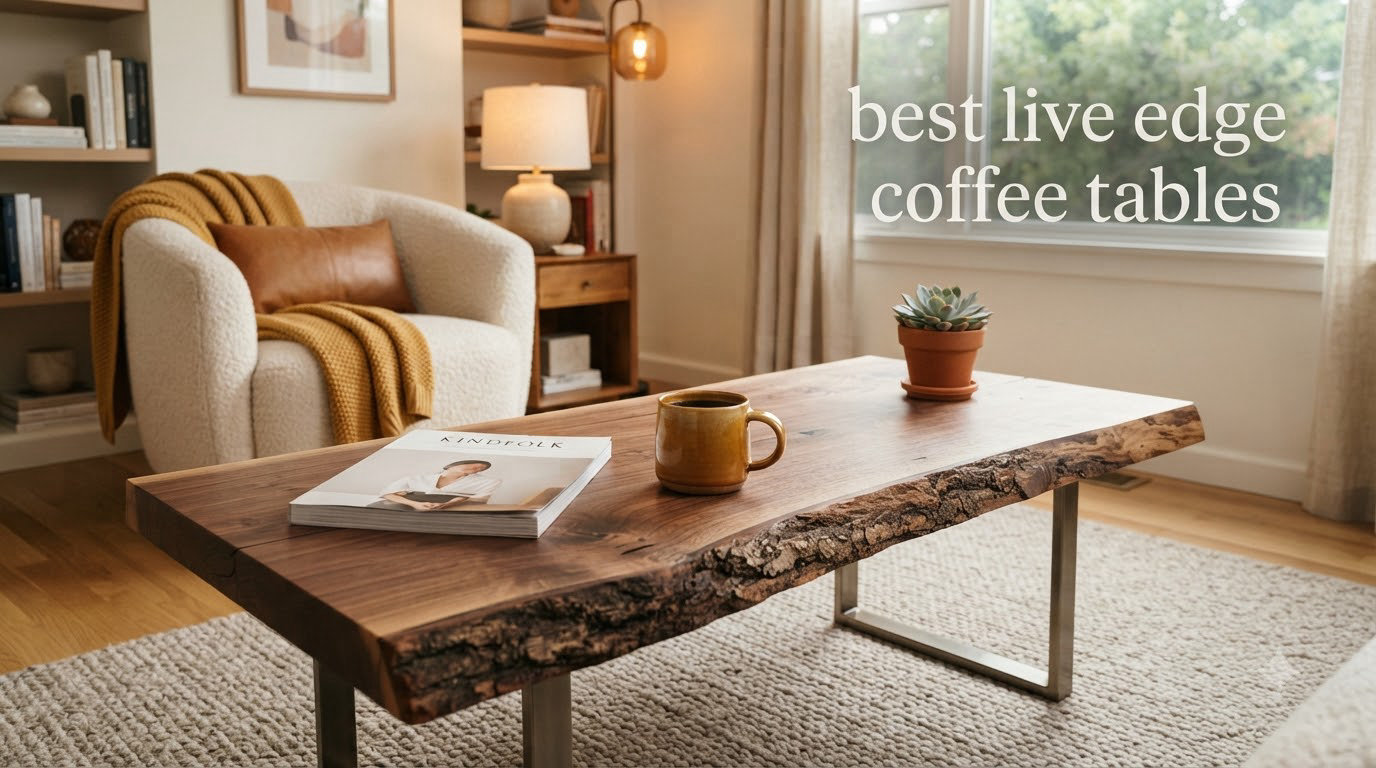 best live edge coffee tables