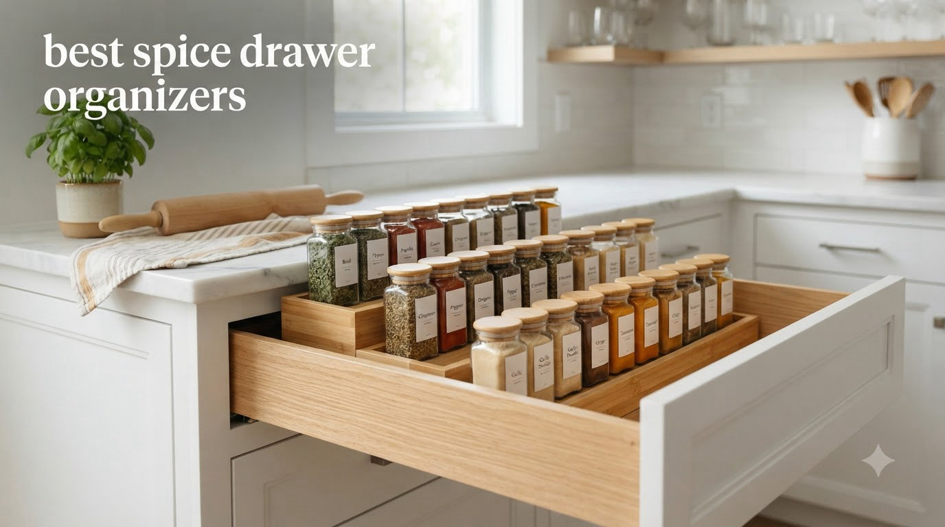 best spice drawer organizers