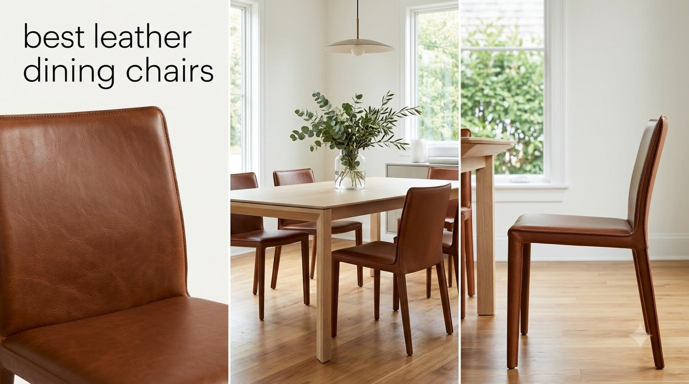 best leather dining chairs