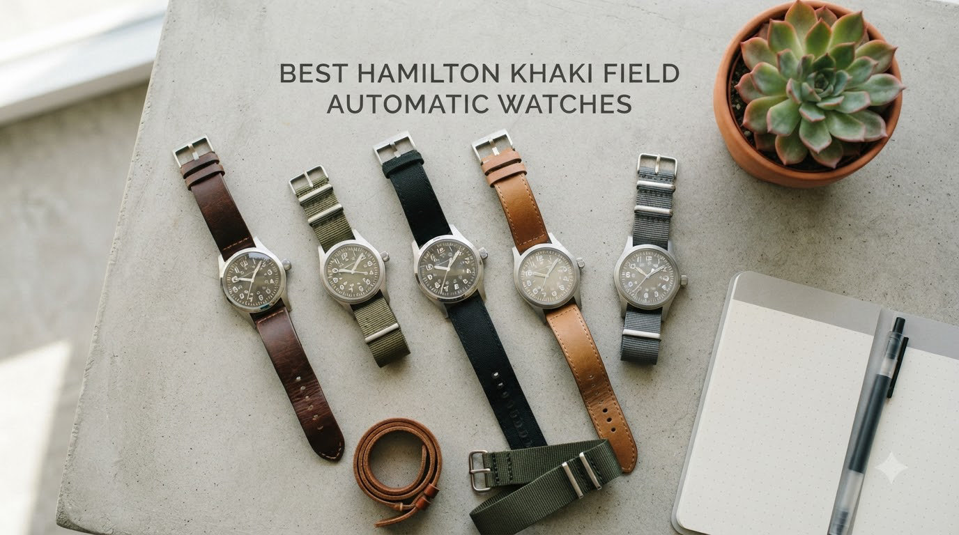 best hamilton khaki field automatic watches