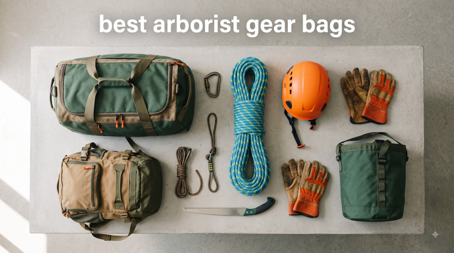 best arborist gear bags