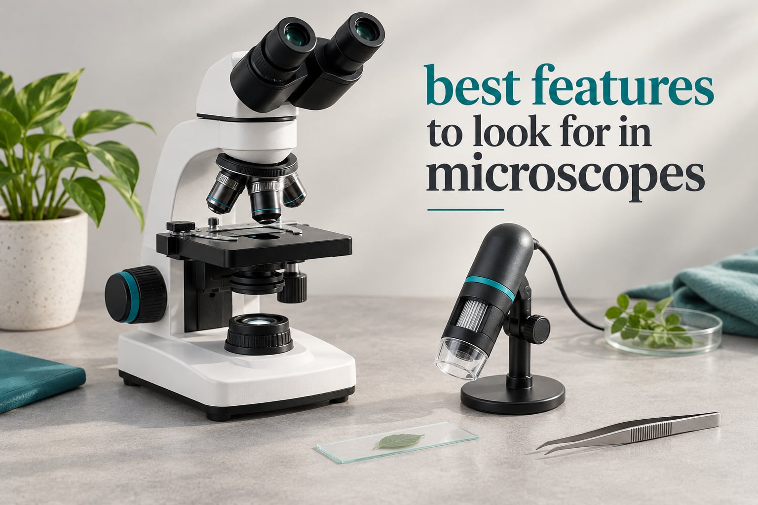 best features to look for in microscopes