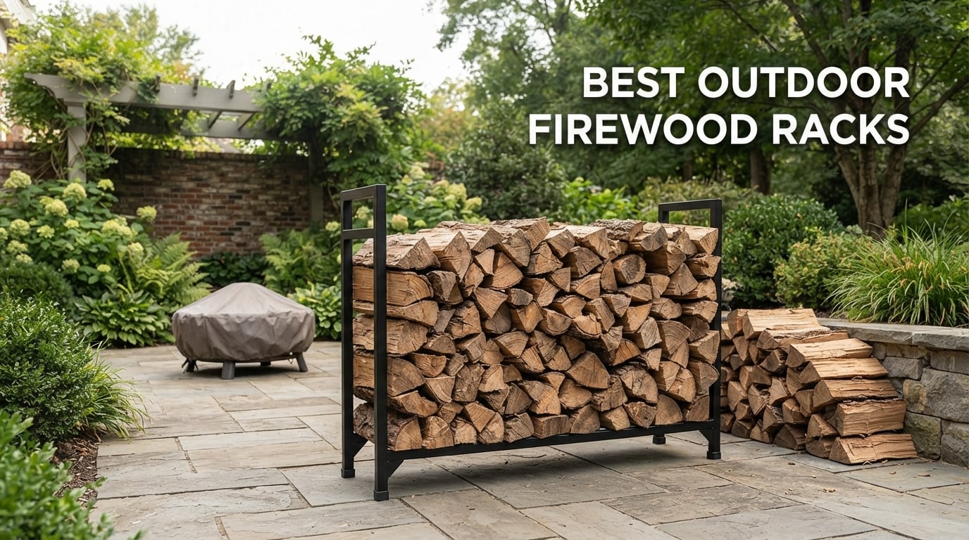 best outdoor firewood racks