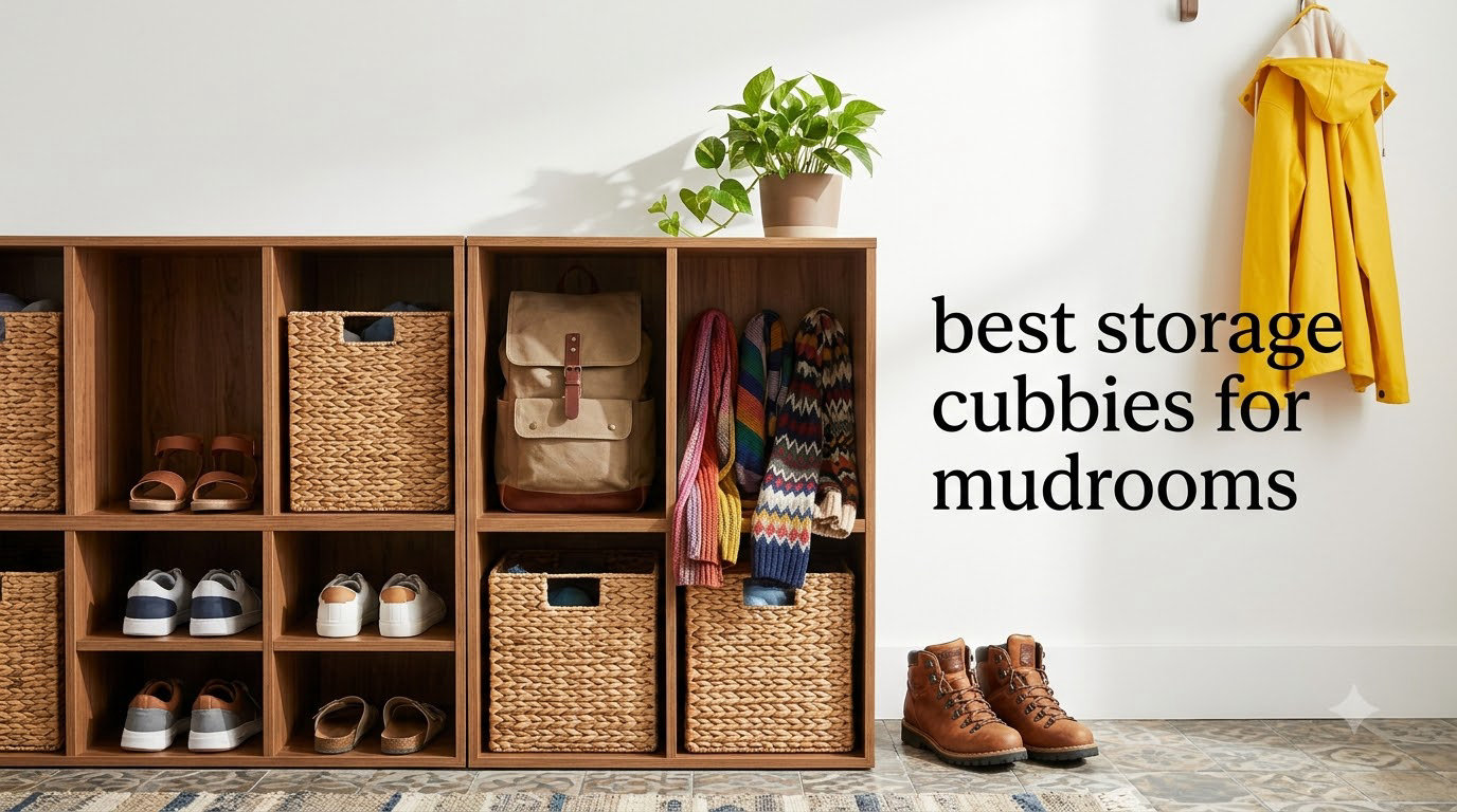 best storage cubbies for mudrooms