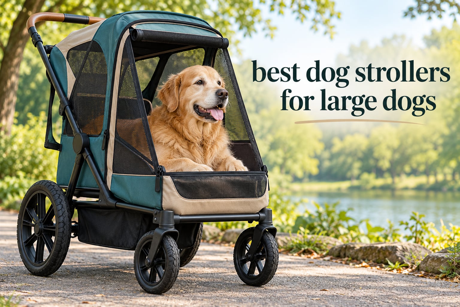 best dog strollers for large dogs