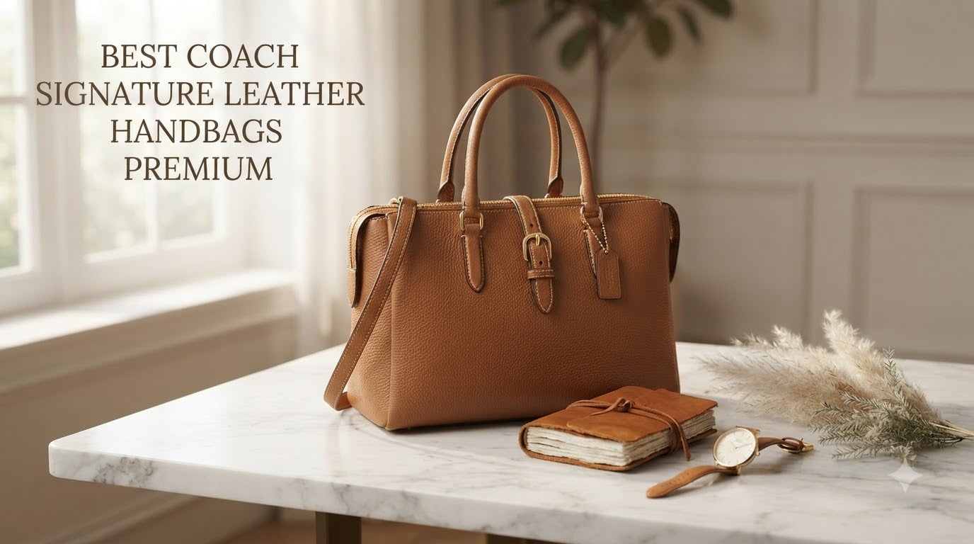 best coach signature leather handbags premium