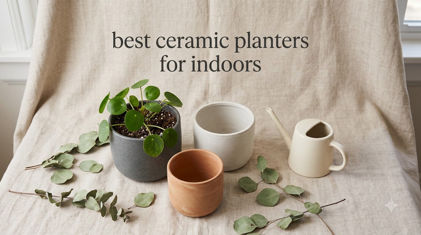 best ceramic planters for indoors