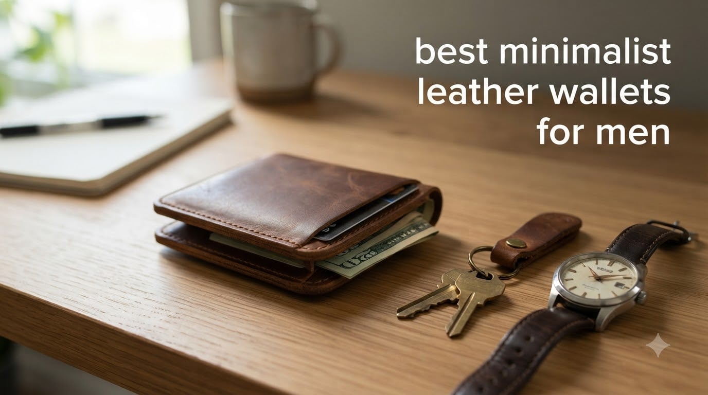 best minimalist leather wallets for men