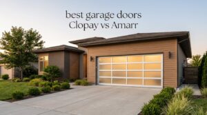 best garage doors Clopay vs Amarr