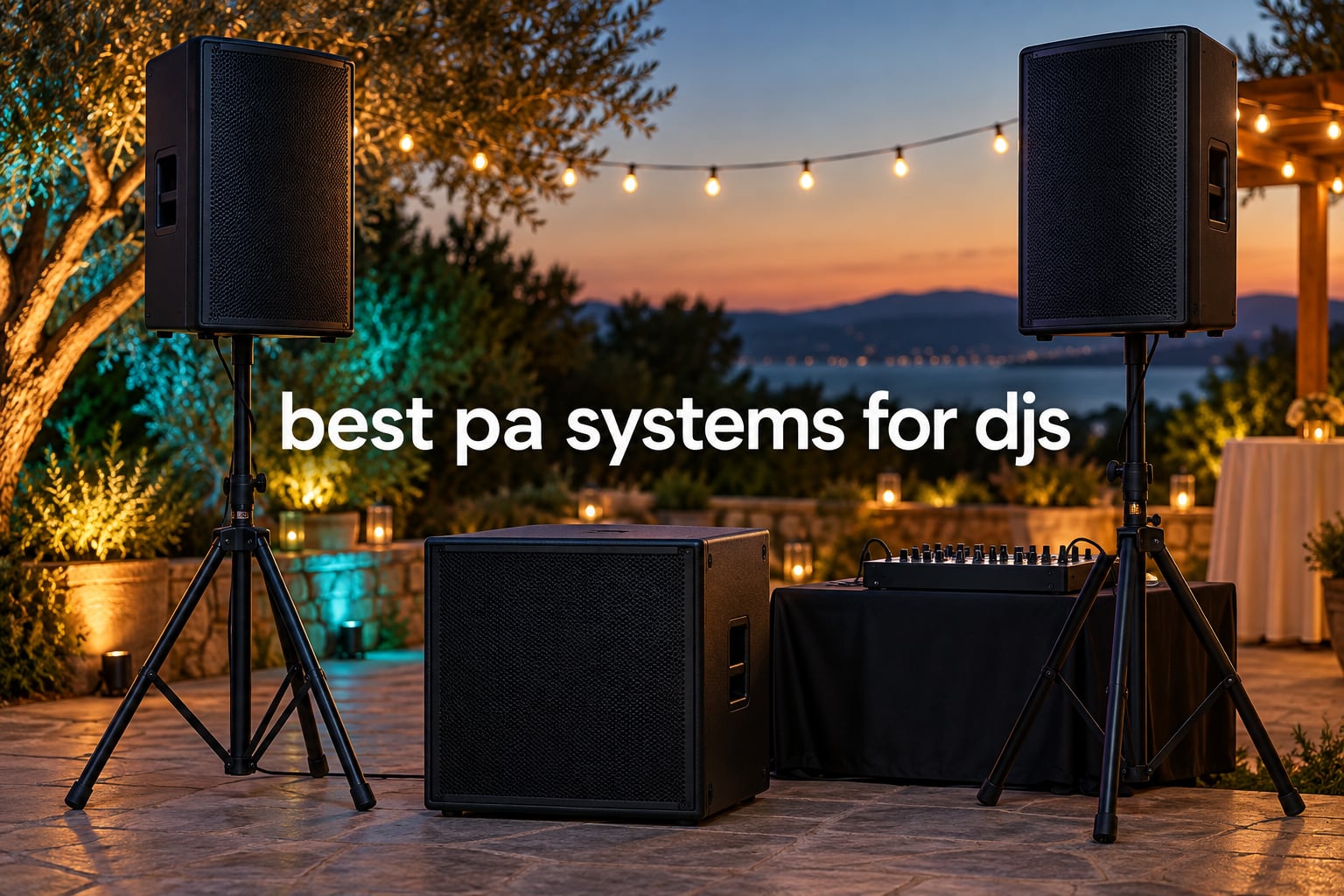 best pa systems for djs