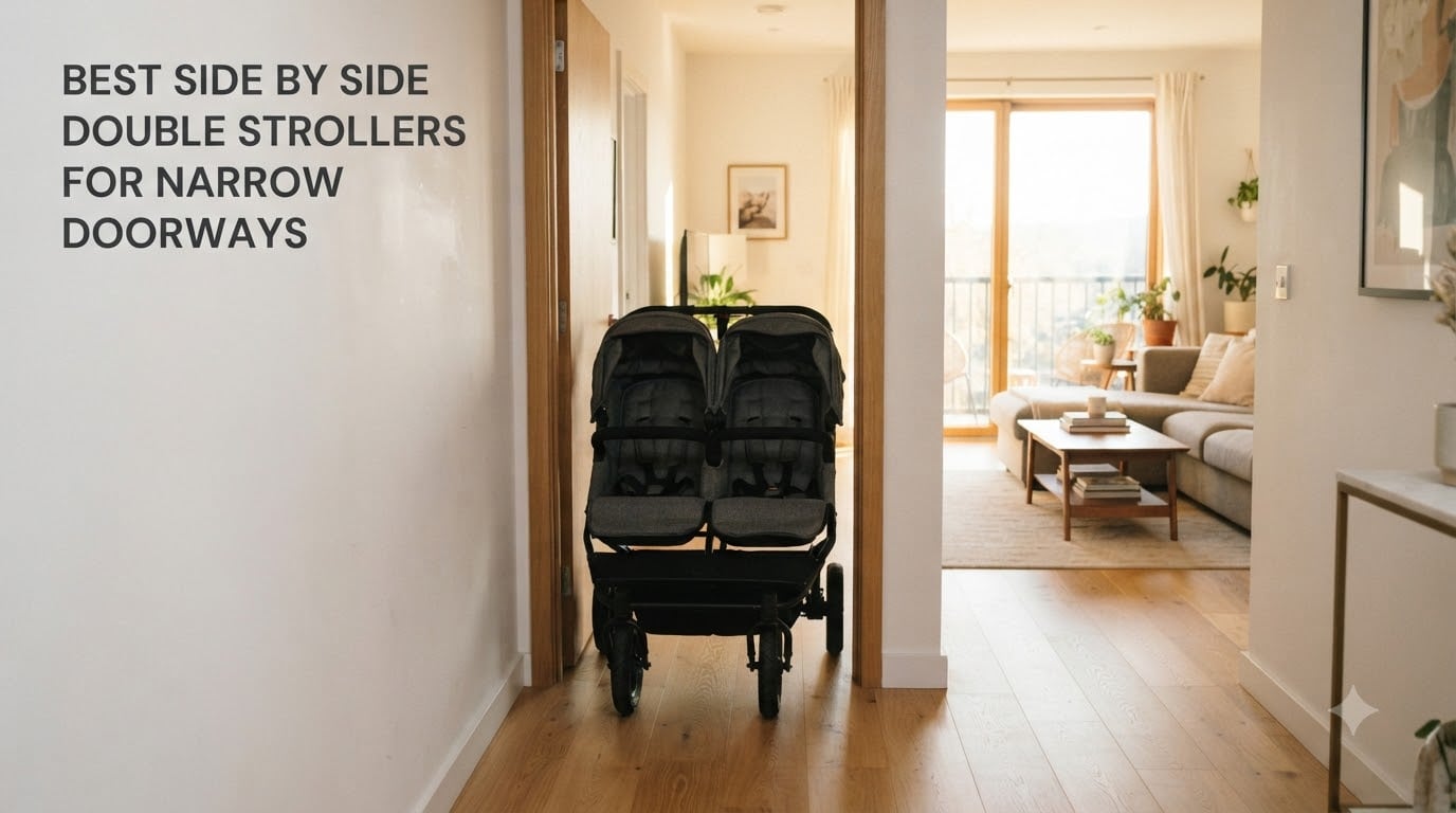 best side by side double strollers for narrow doorways