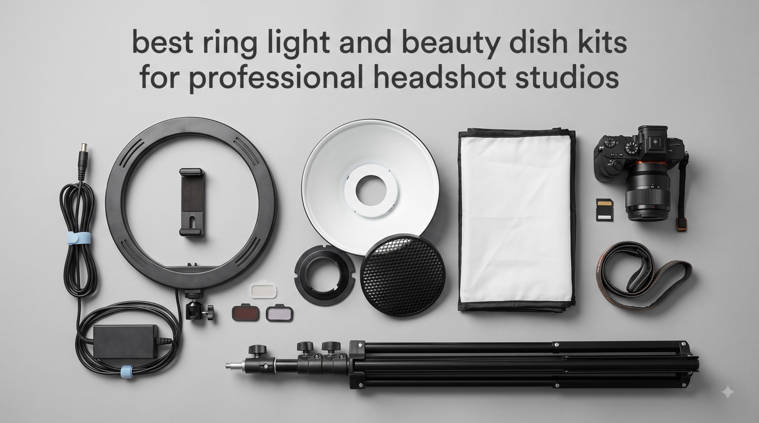 best ring light and beauty dish kits for professional headshot studios