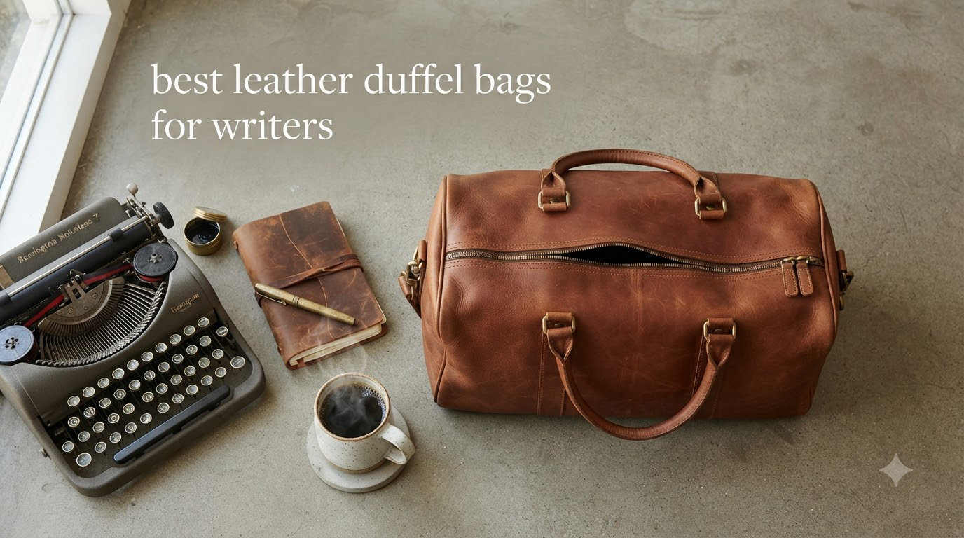 best leather duffel bags for writers