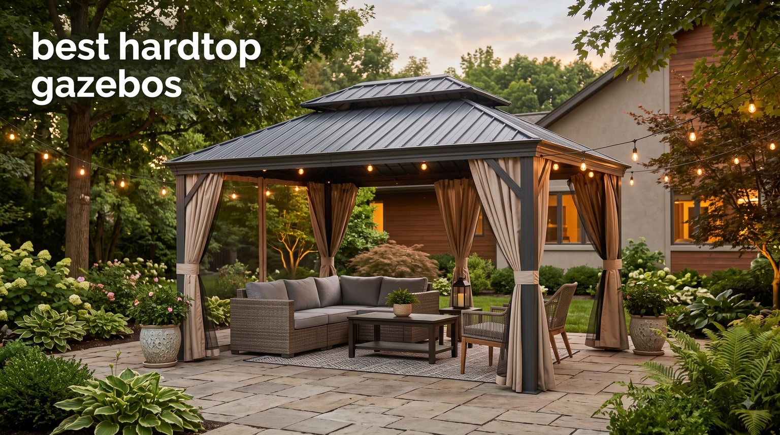 best hardtop gazebos