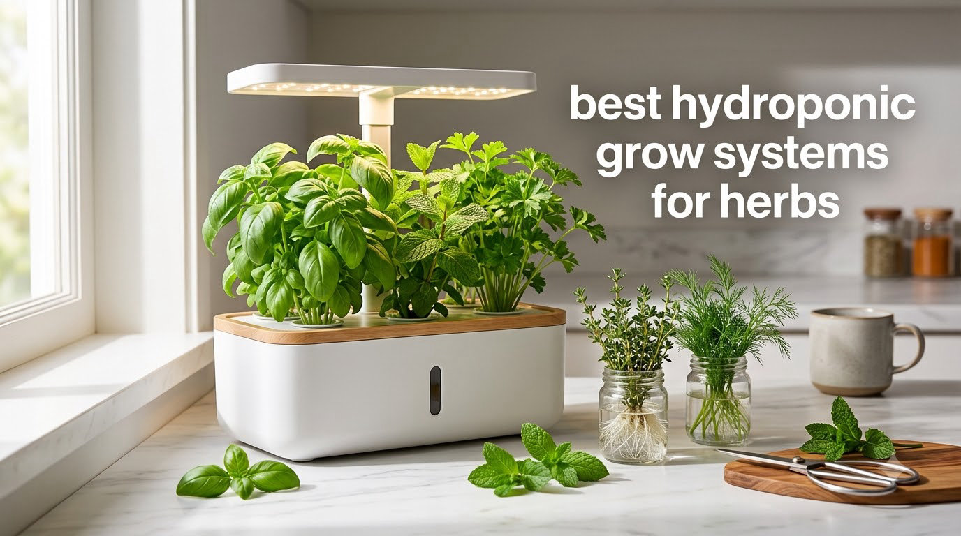 best hydroponic grow systems for herbs