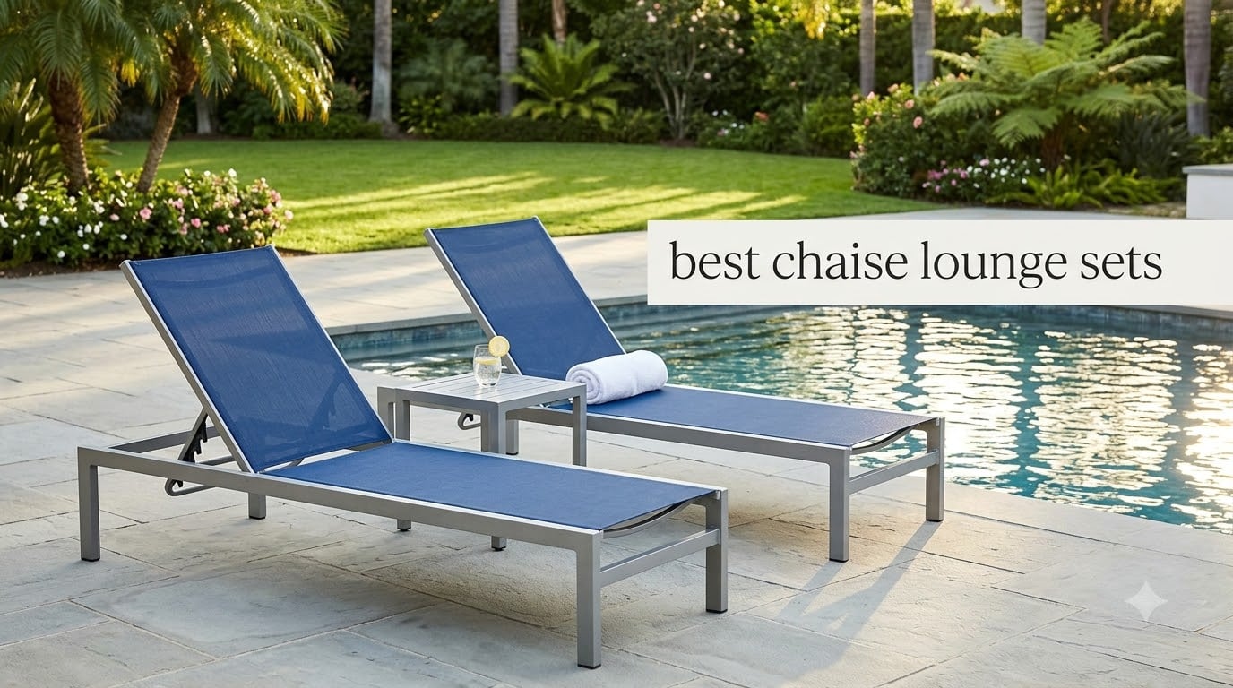 best chaise lounge sets