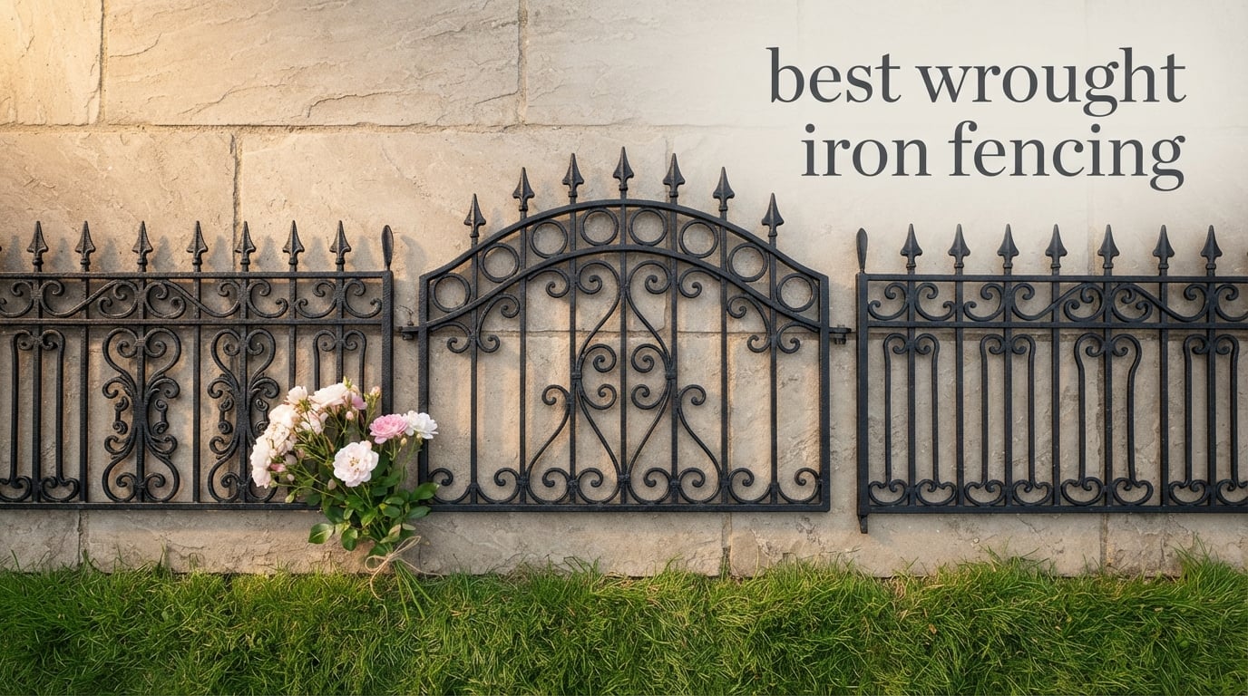 best wrought iron fencing