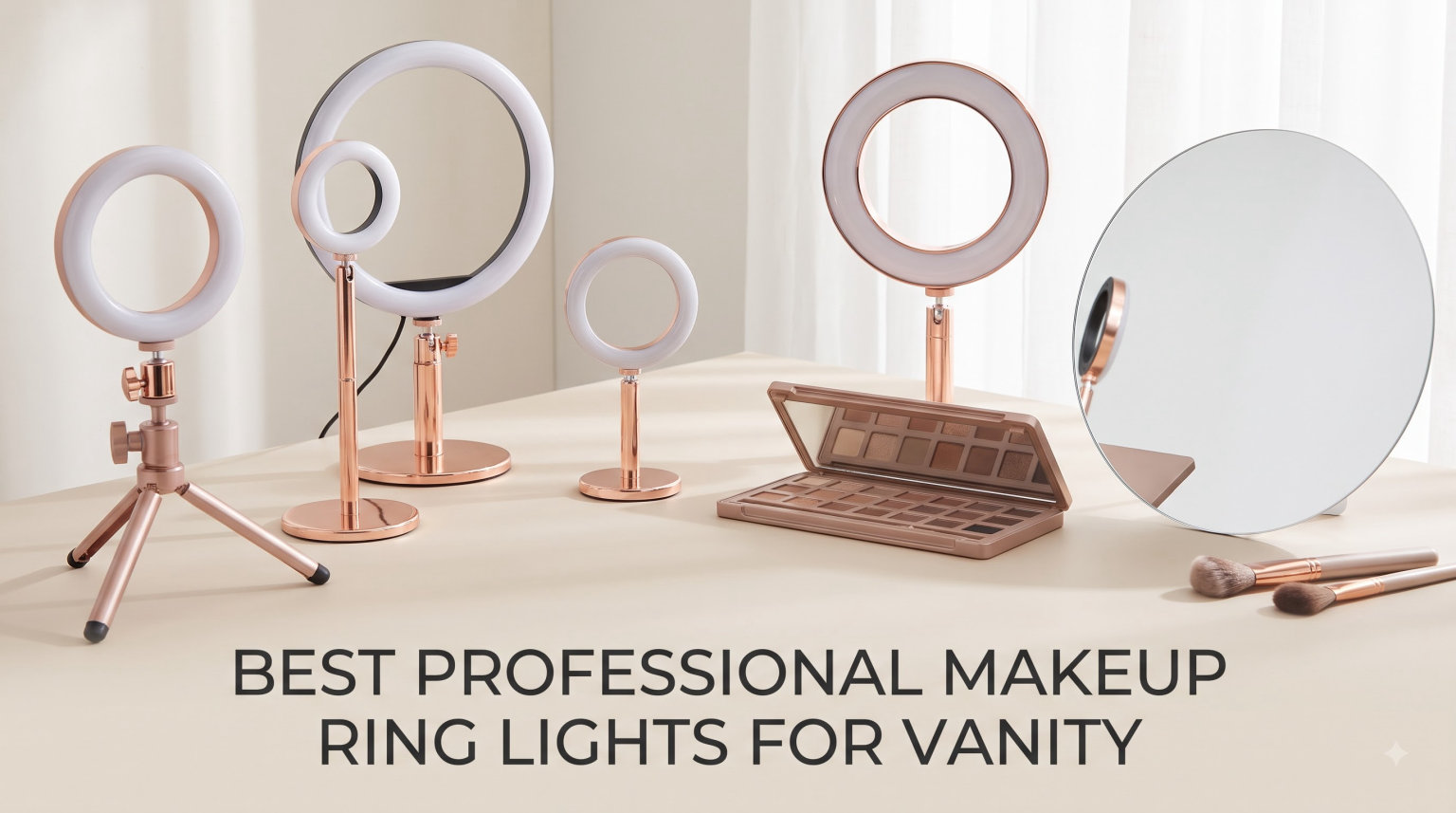 best professional makeup ring lights for vanity