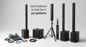 best features to look for in column pa systems