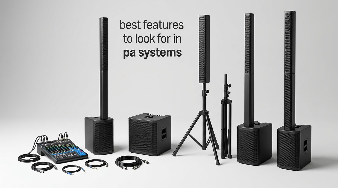best features to look for in column pa systems