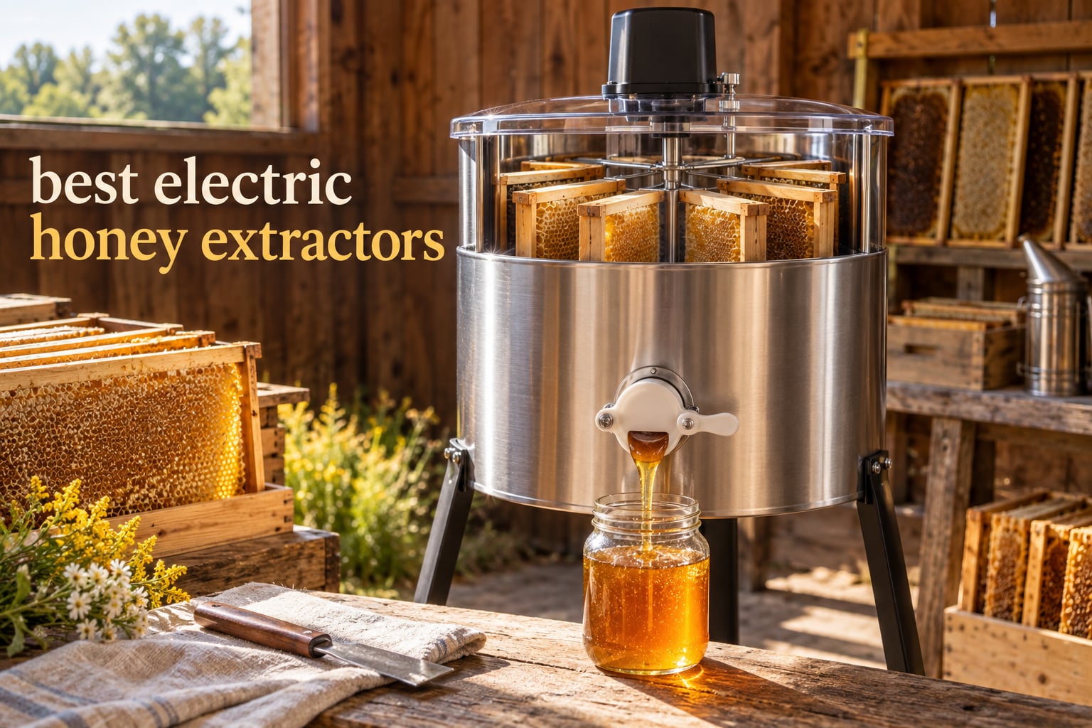 best electric honey extractors