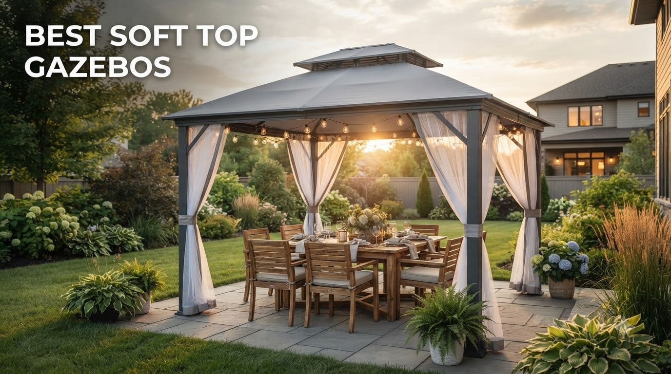 best soft top gazebos