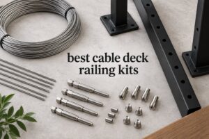 best cable deck railing kits