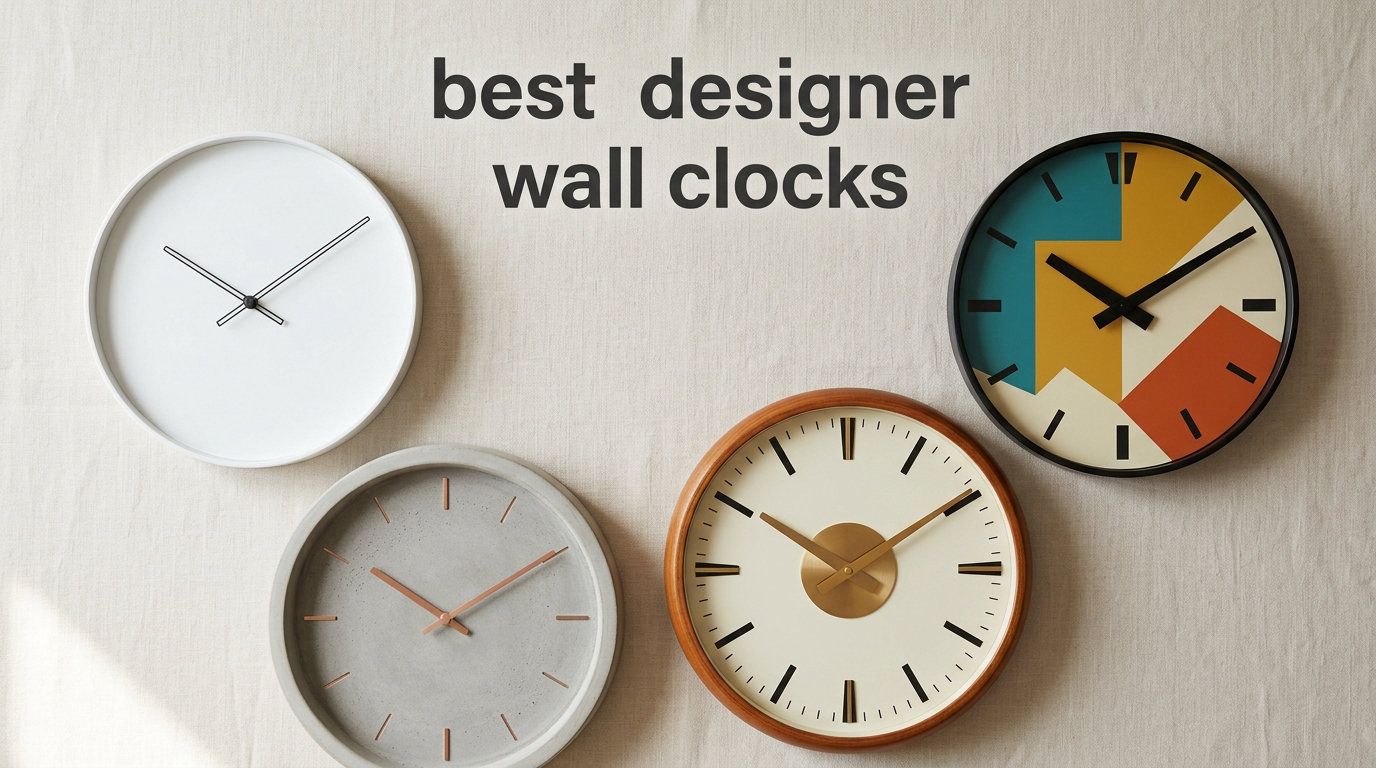 best designer wall clocks