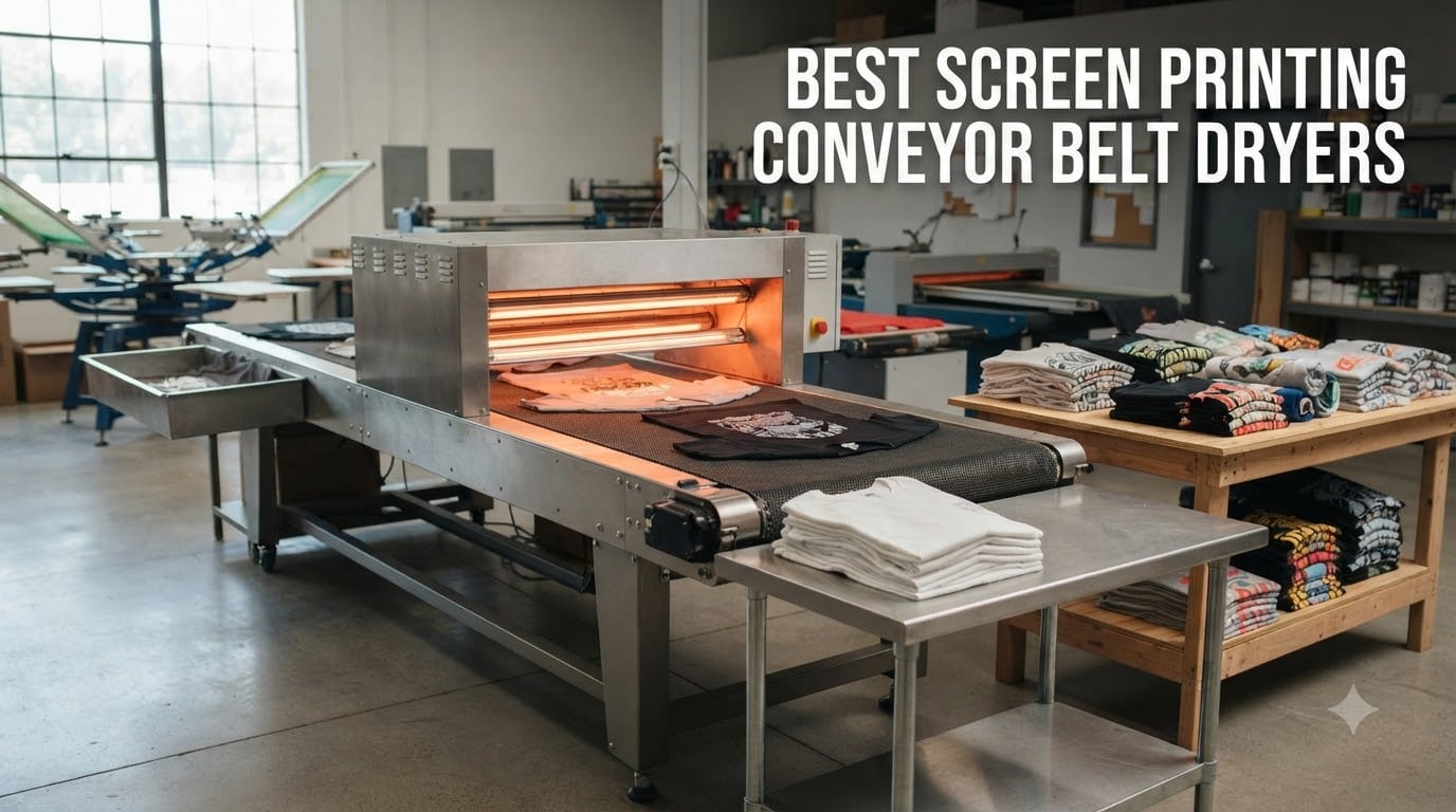 best screen printing conveyor belt dryers