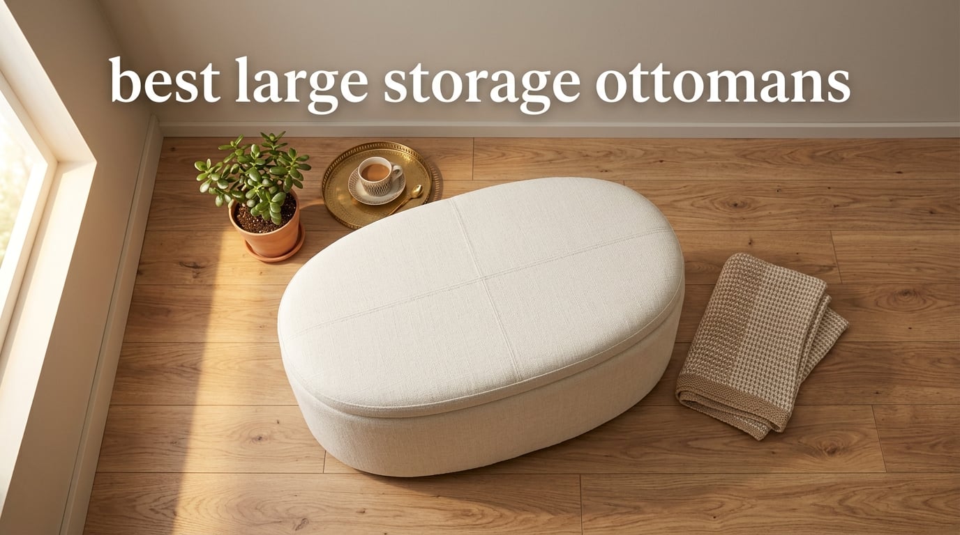 best large storage ottomans