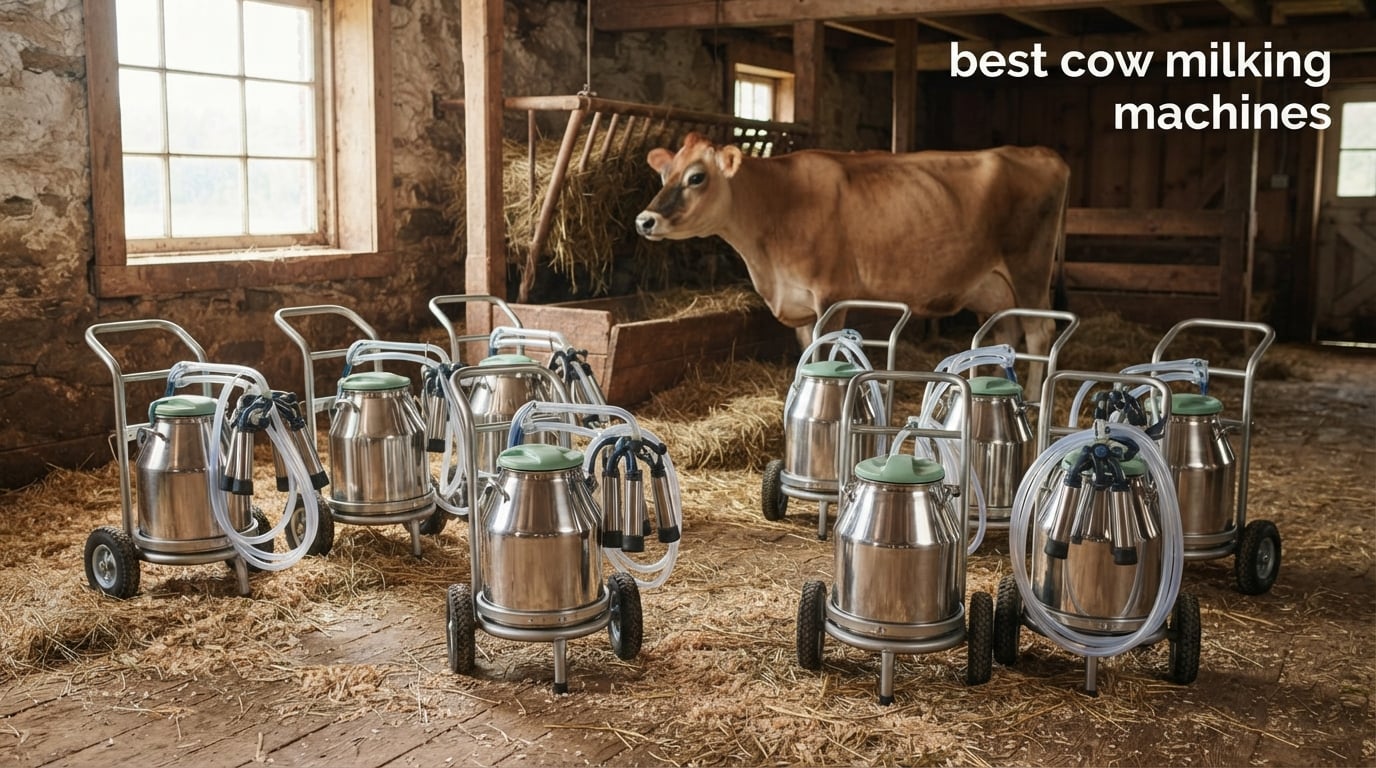 best cow milking machines