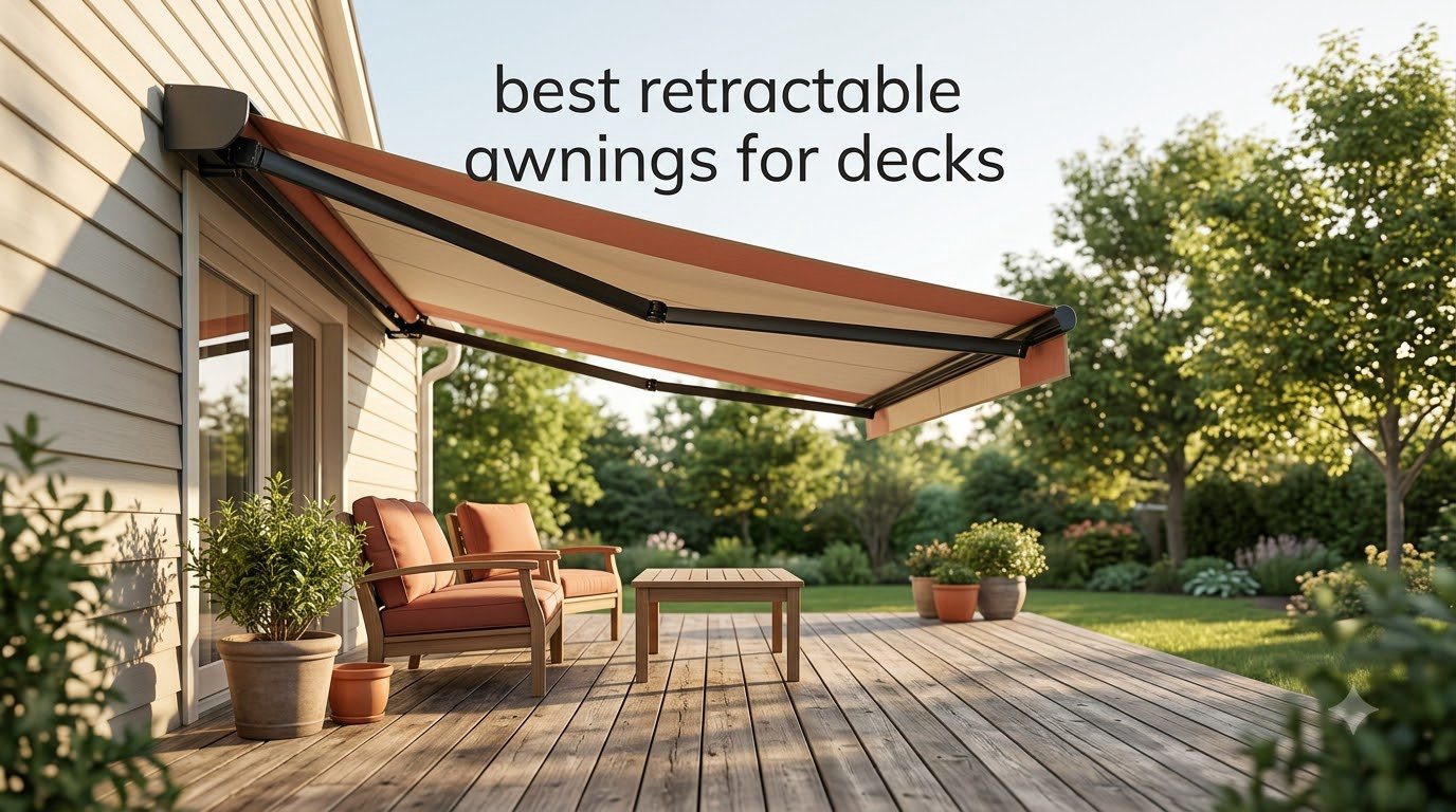 best retractable awnings for decks