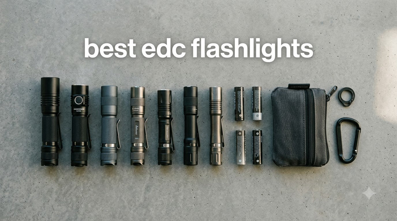 best edc flashlights