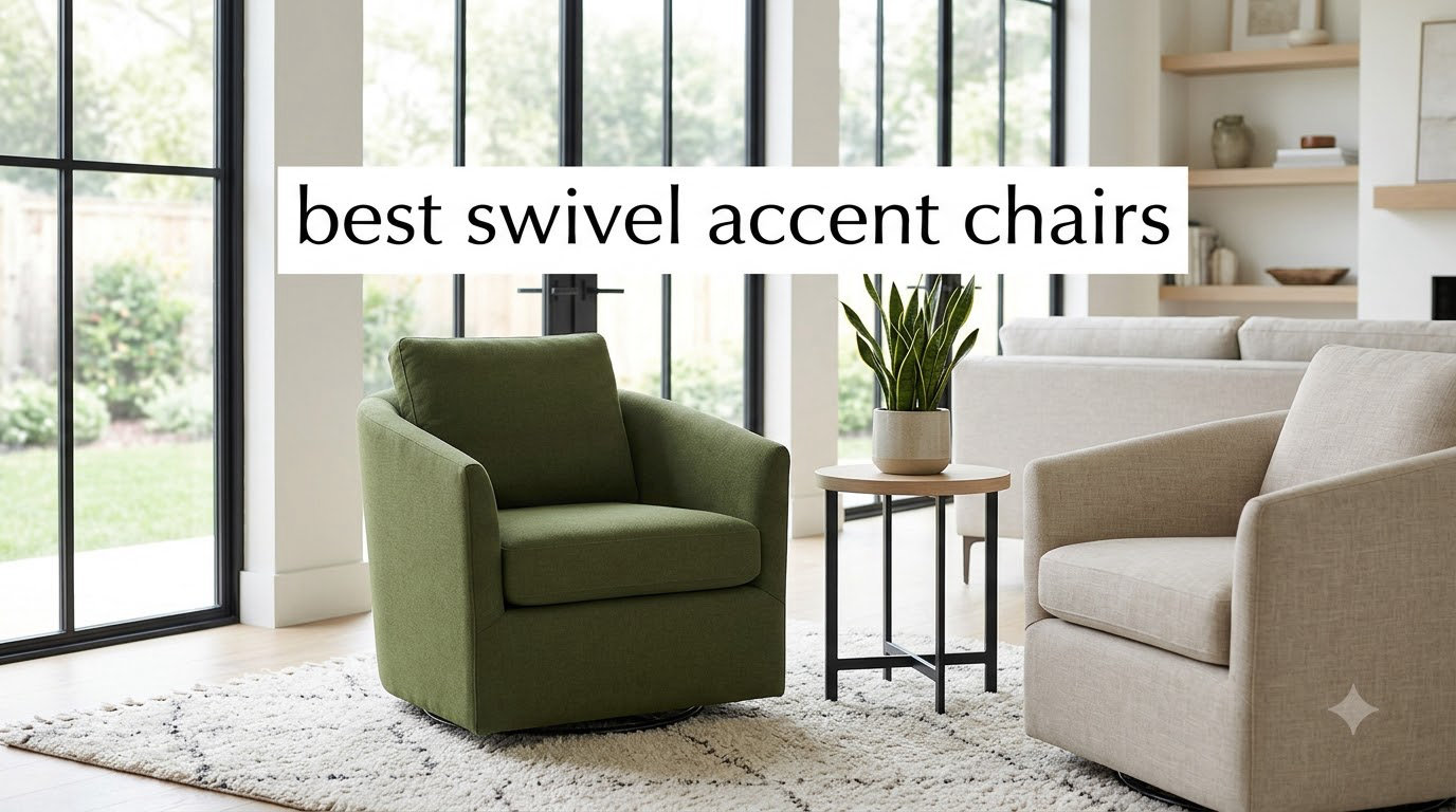best swivel accent chairs
